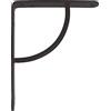 Amig - Staffa per Mensole a Muro | Design Funzionale | Facile Installazione | Supporto Robusto fino a 90 kg | Ideale per Casa e Ufficio | Nero, 250 x 200 mm, Acciaio