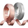HIKOO DAILY Cinturino in rame stagnato intrecciato larghezza 2 mm - 28 mm nastro conduttivo espandibile dissaldante treccia saldatura (rame stagnato, 28 mm _ 2 metri)