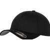 Brandit Flexfit Wooly Combed berretto, nero e grigio,