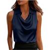 hehiy Canotta Donna Senza Maniche Canottiera Elegante Estivo Tank Top Basic Intimo Spalla Larga/Sottili Casual Top Palestra Donna Nero/Bianco/Grigio/Blu scuro