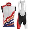 Mydawan Abbigliamento Ciclismo Uomo Estivo Completo Bici MTB Tuta Ciclista Senza Maniche,Maglietta Bicicletta Gilet e Salopette Pantaloncini con 9D Gel Imbottiti,Maglia da Ciclo Asciugatura Rapida(7,XXL)