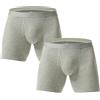 hehiy Boxer da Uomo Mutande Elasticizzato Aderenti e Confortevoli per Uso Quotidiano Mutande Boxer Uomo Nero/Bianco/Grigio/Blu Scuro