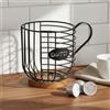 Organizzatore Capsule Caffè Decorativo Cestino Porta Capsule Taglio Ovale