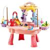 Genérico Tavolo d'acqua per esterni, giocattoli sensoriali per attività estive, per bambini e bambine, per giardino, spiaggia, cortile, campeggio, estate, asilo