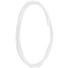OFFIGAM Corda di Nylon Bianca per Infilare Rete Canestro da Basket, Resistente e Stabile, Facile Installazione per Tabellone e Rete, Uso Indoor e Outdoor