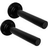 YobiLife Rack portaoggetti da parete per dischi pesi, confezione da 2 pezzi, organizer per bilancieri, per casa, palestra, garage, con struttura in acciaio
