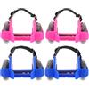 ibasenice Scarpe da Pattinaggio Ruote Luminose in Pvc, Comode Skate Shoe, 2 Paia Regolabili per Back To School Party e Allenamento Sportivo