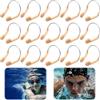ESYFOR Nuoto Naso Clip Silicone, 15 Pezzi Tappanaso per Piscina Unisex Professionale Comodo Tappi per Naso Impermeabile Tappanaso per Piscina per Protezione Allenamento da Nuoto