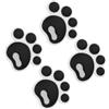 TOYANDONA 4 Pezzi Pad Antiscivolo per Tavola Snowboard in Silicone Design 3D a Tre Strati, Facile da Trasportare, per Uso in Montagna e Sport all Aperto