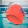 Generic Cuffia da Nuoto in Silicone per Capelli Lunghi, Stampa Elegante, per Uso Interno Ed Esterno Unisex, Leggero e Durevole, 7,5 Pollici (rosso)