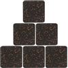 NAMOARLY Tappeto in Gomma Antiscivolo 6 Pezzi per Tapis da Corsa Assorbimento Urti e Superficie Stabile, per Palestra e Ufficio, Design Puntinato Colorato