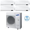 Samsung Climatizzatore Condizionatore Samsung CEBU R32 Wifi Quadri Split Inverter 9000 + 12000 + 12000 + 12000 BTU con U.E. AJ100TXJ5KG/EU NOVITÁ Classe A++/A+