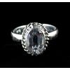 Anello Donna Naturale Phenakite Ovale 10,40 Ct AGI Argento 925 (MIS 8.75)