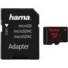 HAMA mSDXC 128GB UHS Velocità C3 UHS-I 80MB/s + adattatore/foto, confezione slim (00213116)