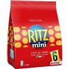 Ritz Crackers Mini Original, 100% Grano Italiano, Cotti al Forno, 240g (multipack 6 bustine da 40g)