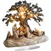 Baoblaze Centrotavola natalizio con scena della nascita di Gesù, decorazione cristiana, cartello acrilico piatto 2D religioso per scrivania da ufficio, 15 Cm X 20 Cm