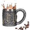 Generico Tazza da cavaliere medievale, boccale di birra medievale,Tazza da caffè con boccale di birra | Versatile boccale da 450 ml in acciaio inossidabile per boccale di birra tazza da caffè tè
