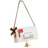 Baoblaze Graziosa Cassetta Postale per Decorazioni Natalizie, Lettere Natale, Decorazioni Natalizie per Cassette Postali, Decorazioni Natalizie, Regali, Bianco