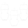 Baoblaze Espositore per costumi da bagno per bambini, 3 pezzi, per boutique di abbigliamento da camera da letto