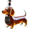 Uoqpty Bottiglia Di Whisky A For-ma Di Bassotto - Bicchiere Da Whisky A For-ma Di Bassotto Scolpito In 3D, Decanter Per Vino A FormaDi Bassotto Unico Per Gli Amanti Del Whisky E Degli Amanti Dei Cani