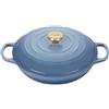 Le Creuset Tegame basso Evolution in ghisa vetrificata, Rotondo, Ø 30 cm, 3.2 l, Chambray, 21180304344441