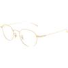 Montblanc MB0476OA 001 - Occhiali da Vista Panto Uomo Oro Full Rim