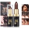 Eazerom 21 Root Touch-Up Stick,Hair Dye Pen,Temporary Hair Colour Pens, | Waterproof Long Lasting Grey Hair Coverage,Root Touch-Up Stick for Grey Hair,Semi-Permanent & Waterproof, 01# Brown