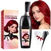 Generico 3-In-1 Comb For Hair Coloring With Integrated Brush, Portable Dye Comb For Gray Hair Coverage,Waterproof And Sweatproof,No Mix Dye Applicator, Instant Root Touch-Up Stick. (retro red, 7.5 * 4.5 * 20)