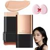 Generico 2 In 1 - fondotinto Antirughe Di Lusso, Make-Up Stick A Doppia Testa, Flawless Eraser Stick, Idratante Leggero, Adatto A Tutte Le Pelli (Colore naturale, B-2)