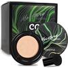Utapossin CC Cream, Fondotinta Liquido, Air Cushion Foundation, Mushroom Head BB Cream, Duraturo Idratante Illuminante (02 Naturale)