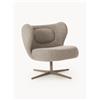Westwing Collection Poltrona lounge girevole in bouclé Ines