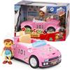 Giochi Preziosi Pinocchio - Auto con Il Personaggio Articolato di Pinocchio Incluso nella Confezione E con Tanti Sticker per Decorare L'Auto, per Bambini A Partire da 3 Anni, PNH04100