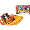 Simba - Vigile del fuoco Sam Neptune, Barca, 20 cm, con action figure Penny a partire dai 3 anni