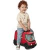 Radio Flyer Ride & Deliver Truck, giocattolo rosso da cavalcare per bambini dai 2 anni in su