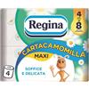 Regina Cartacamomilla - 24 Rotoli di Carta Igienica, 300 Soffici Fogli a 3 Veli, Delicata e Consistente, Profumo di Camomilla, Confezione in Carta Riciclabile, 100% Certificata FSC