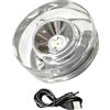 HDOYTXXM Shatterproof ABS base illuminata con modalità di illuminazione regolabili, accessori con fonti di alimentazione USB, per scopi di visualizzazione romantici, cene, accessori di illuminazione