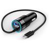 ABCPOW Samsung S25 S24 Ultra Caricabatteria da auto 48 W USB C cavo di ricarica rapida per Galaxy S25 Edge A36 A56 A26 S25+ S24 Plus A16 5G A15 S23 FE S22 S21, doppia porta auto presa Android caricabatterie