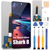 ARSSLY Schermo per Blackview Shark 8 LCD per Blackview Shark8 Touch Screen Digitizer Assembly + Kit di riparazione (nero senza cornice)