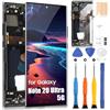 ARSSLY OLED LCD per Samsung Galaxy Note 20 Ultra 5G Schermo di Ricambio per Samsung Note 20 Ultra 5G N986B N986U N986W Display LCD Digitizer Assembly Kit Riparazione (Nero, Supporto Impronte Digitali)