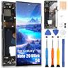 ARSSLY Schermo LCD OLED per Samsung Galaxy Note 20 Ultra 5G Display per Samsung Note 20 Ultra 5G N986B N986U 6,9 Schermo Digitizer Assembly con Riparazione, Nero con Telaio, Supporto Impronte Digitali