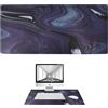 Nivofu Tappetino Mouse Gaming XXL 900x400mm - Tappeto Scrivania Grande Antiscivolo e Impermeabile, Mouse Pad con Bordi Cuciti, Superficie Liscia per PC, Laptop e Ufficio, Lavabile