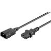 Goobay 68602 Prolunga per apparecchi freddi, 1.5 m, Nero