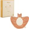 Kaloo - Peluche da dentizione Scoiattolo - Giocattolo per neonati in micro-velluto e silicone morbido - Allevia il dolore alle gengive - Regalo di nascita - Lavabile - Dai 6 mesi