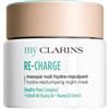 Clarins RE-CHARGE Maschera Notte Idratante Rimpolpante - Pelle giovane - Idratante - trasparente - 50ml