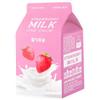A'PIEU STRAWBERRY MILK ONE-PACK Maschera in Tessuto Viso Latte e Fragola - - 21g