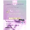 Inuwet FRUIT COLLECTION ANANAS E COCCO Maschera Viso Illuminante Bio Cellulosa - - all