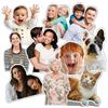 velquessa Cuscino con foto personalizzata cuscini personalizzati con Testo Nome 3D Faccia cuscino personalizzato cuscini san valentino regali divertenti per donna compleanno idee regalo uomo amica
