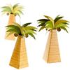 Abaodam 50pezzi Scatola Di Caramelle Originale in Stile Hawaiano Contenitore Regalo Di Dolciumi Forma Di Albero Di Cocco Per Bomboniere Di Nozze e Occasioni Speciali