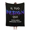 Generic Coperte Plaid Personalizzata Per Uomo E Donna Coperta Personalizzate Il Tuo Con Testo, Logo O Foto Crea La Blanket Divano Famiglia, Bambini, Animali E Amici 50x40