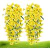 Patifirst 2 Petunia Pianta Finta, 75cm Fiori Finti Pendenti Da Esterno Per Balcone, Pianta Finta Cadente Con Fiori, Piante Finte Da Appendere, Per Matrimoni, Casa, Giardino, Cortile, Decorazione